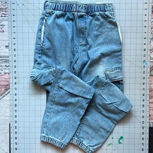 NWT Zara denim cargo pants boys sz 11-12. 152cm